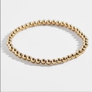 BaubleBar Gold Beaded Bracelet